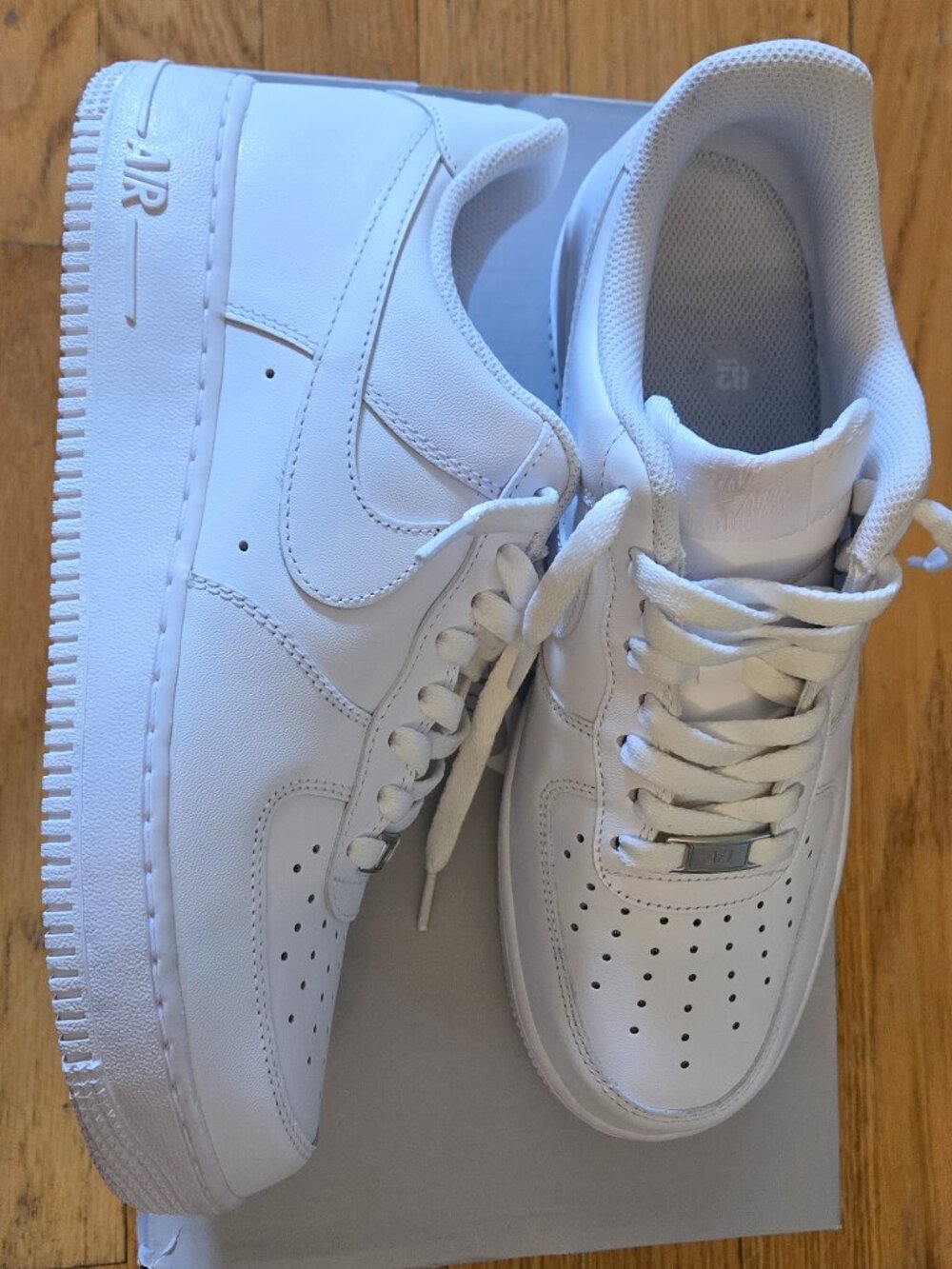 Nike Air Force 1 '07 Triple White | Men's 8.5 | NEW - Picture 8 of 16